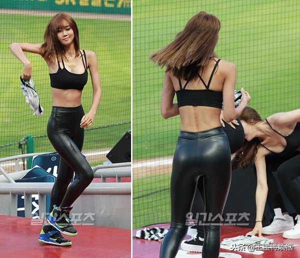 难怪韩国女明星都是皮裤控？穿上后，好身材想藏都藏不住