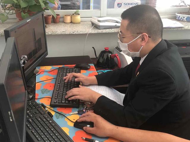大安法院舍力法庭：远程视频调解一起民间借贷案