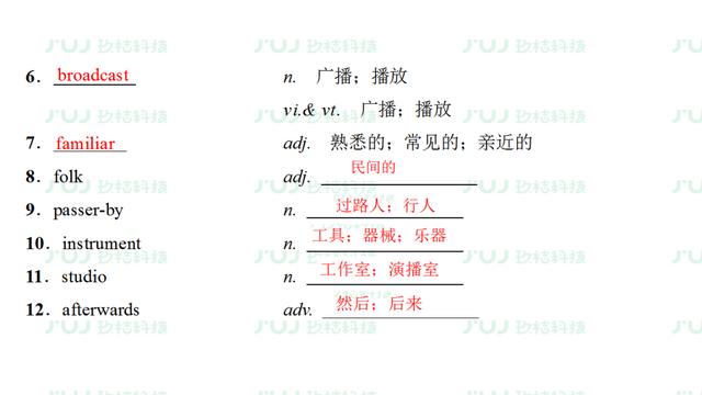 高中英语人教版备考复习必修2 Unit 5重难点汇总同步检测