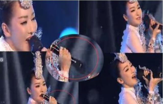 明星演唱会上的尴尬时刻，话筒拿反、裤子开裆