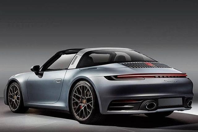 全新2021款保時捷911 Targa 4跑車官方照片泄漏