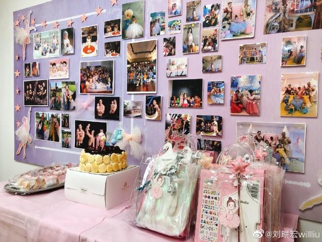 小泡芙迎7岁生日，穿芭蕾服展豁牙笑超喜感，全家整齐出镜好温馨