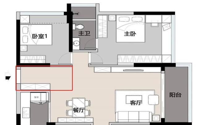 乐尚林居3栋127㎡四室，户型设计+实景图案例
