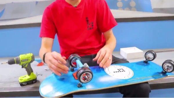 5000多元的Mac Pro滚轮被老外做成滑板效果极差，直接翻车