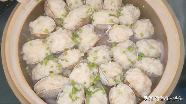 清爽夏日家常菜：生焗酿蛤蜊，用虾滑做馅，一入口就能爱上的味道