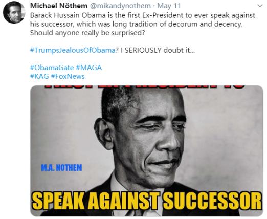 特朗普又造新词，美国前总统风评被害，“奥巴