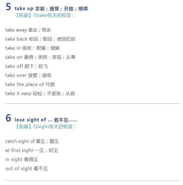 图片[9]-高考出现频率最多的60组英语短语，建议高中生收藏，考试时会-笑傲英语网