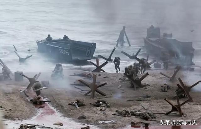 血色海滩奥马哈，数千盟军被困沙滩，诺曼底登陆中最惨烈的一战