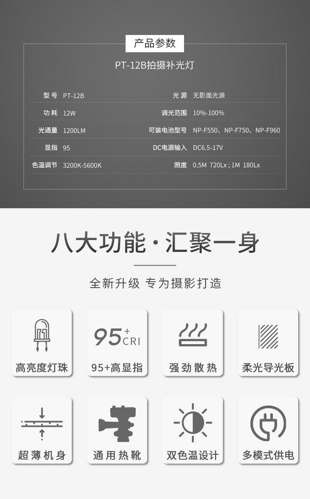 LED攝像燈 拍照燈婚慶攝影燈新聞單反相機手持便攜外拍小型補光燈