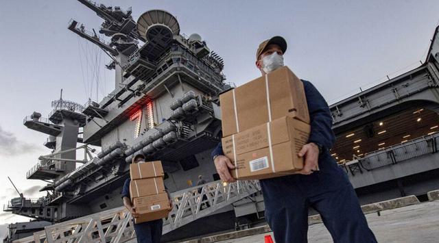 核航母再次沦陷！至少5人被确诊，先前确诊100