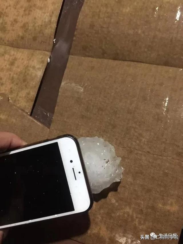 昨晚，山东14市遭遇冰雹天气！最大鸡蛋个头等于