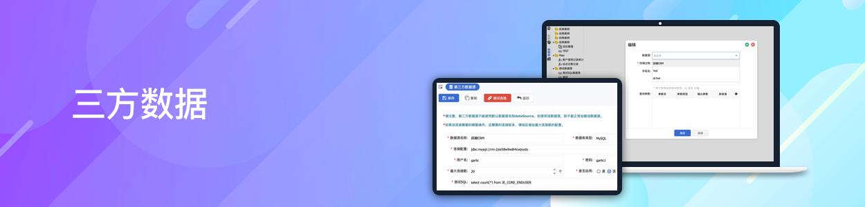 JEPaaS增强组件之三方数据源