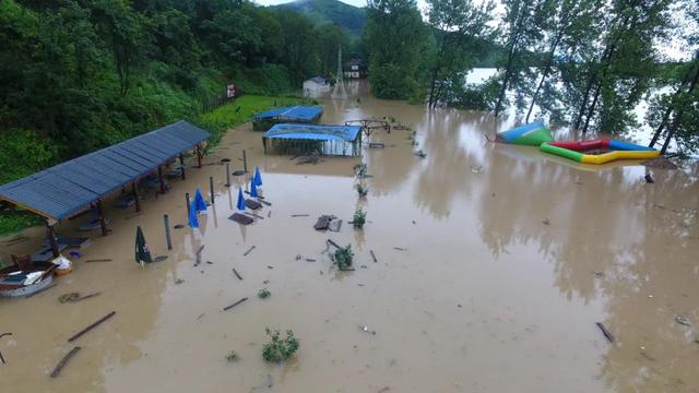 澧县暴雨橙色预警，彭山景区越挫越勇，风雨过后等您见彩虹