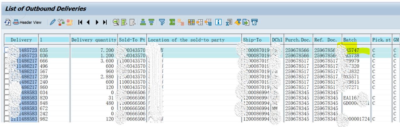 「SAP技术」SAP SD微观研究之根据SO查询到该订单发货的批次