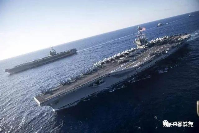 因疫情影响美国撤退第一岛链的航母舰队！
