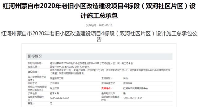 投入6030万，3个月完工！蒙自65个老单位宿舍改造名单来了