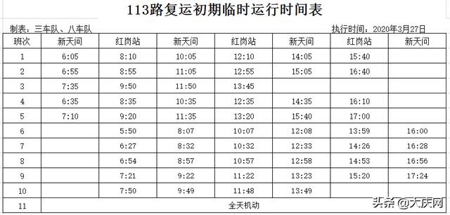 最新汇总！我市恢复运营的70条公交线路发车时间表全在这～