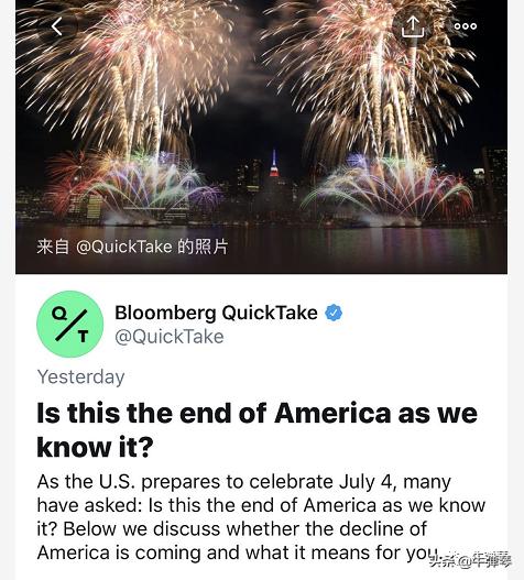 这是美国最坏的情况，美国人很感慨