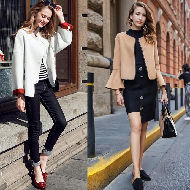 气质毛呢大衣，优雅不请自来