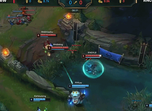 「战报」RNG 2-0 RW：相似剧情轻松取胜，RNG22分钟赢下第二场