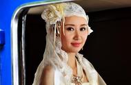 The female star of marriage gauze is worn in drama of movie and TV, tang Yan is destroyed in hairsty