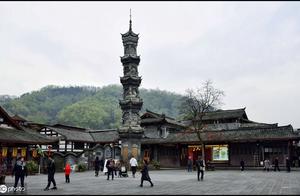 Plain on the west street child ancient town