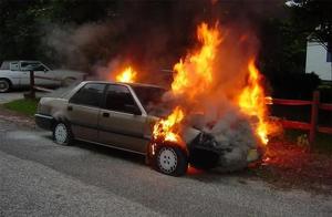 Risk of spontaneous combustion of hot weather old 