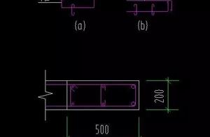 The hole with common budget of reinforcing steel b