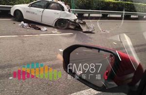 Break out! High speed of Fuzhou Shenyang sea, sedan and van produce an accident! Car by 