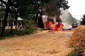 Small straw -- the car fire that nots allow to ignore 