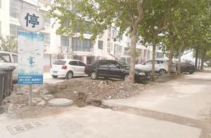 The thing passes tap water of garden of spring sce