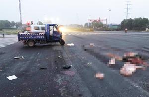 Yangzhou 13 rounds of cars and hang van barge against partly, hurt to death, the likelihood is ask f