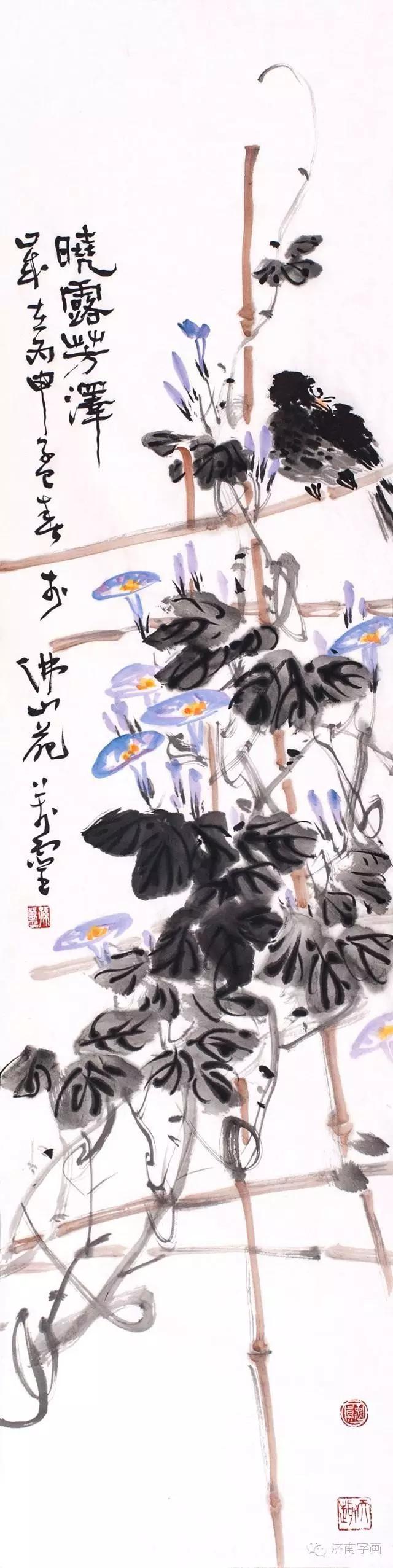 笔墨丰厚造型高雅评青年画家孙万灵自成气象的写意花鸟