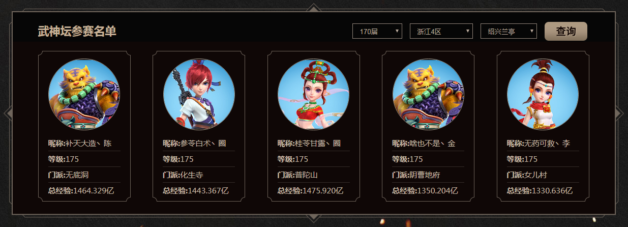 梦幻西游：武神坛年终总结之绍兴兰亭丨高开低走又草草散场