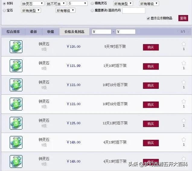 梦幻西游五开大百科攻略篇：钟灵石商人攻略