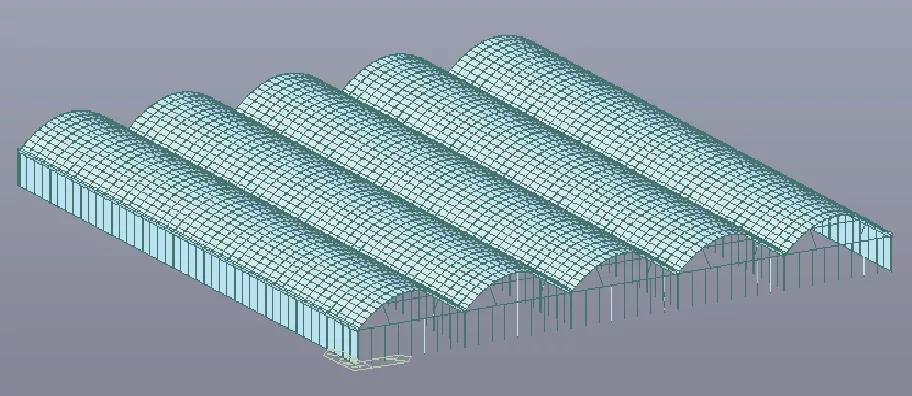 轻简型连栋塑料大棚结构设计及优化-青州市广源温室工程有限公司