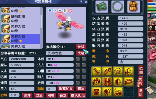 梦幻西游：连59玩家都有超级鲲鹏了，啥配置这么狂啊？