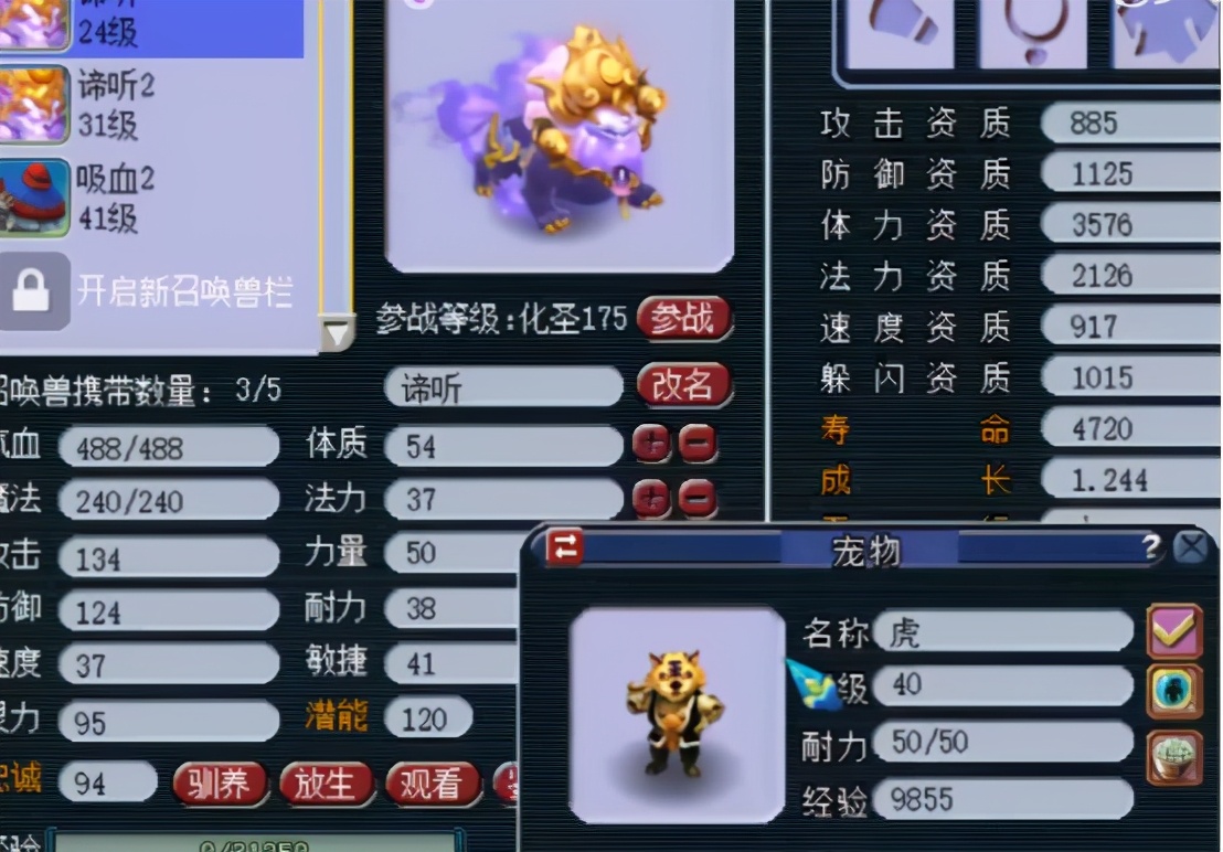 梦幻西游：玩家最爱小成本大回报，9技能观照谛听收入囊中