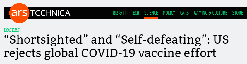 美国摊牌了！疫情我不跟你玩了，就等疫苗了！