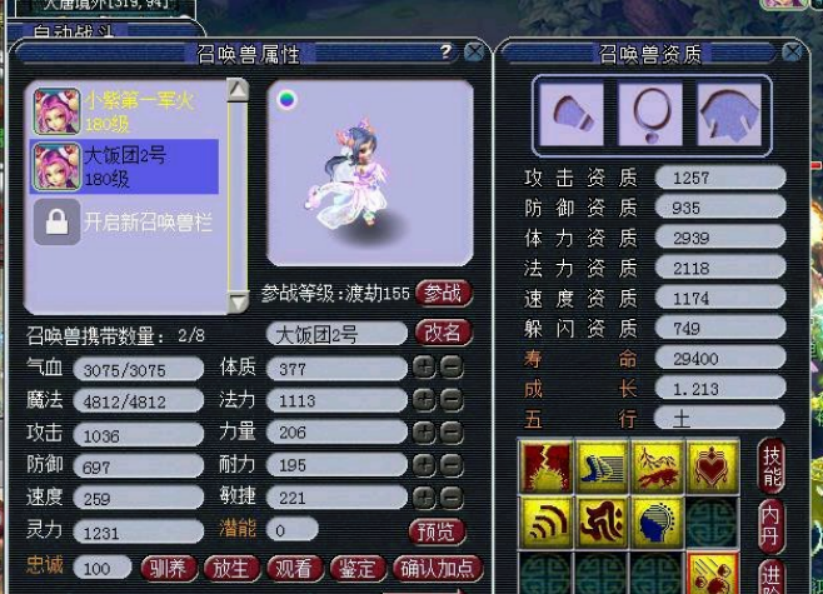 梦幻西游：人形须弥猫灵蓝技能碍眼，几本书上去圆满了