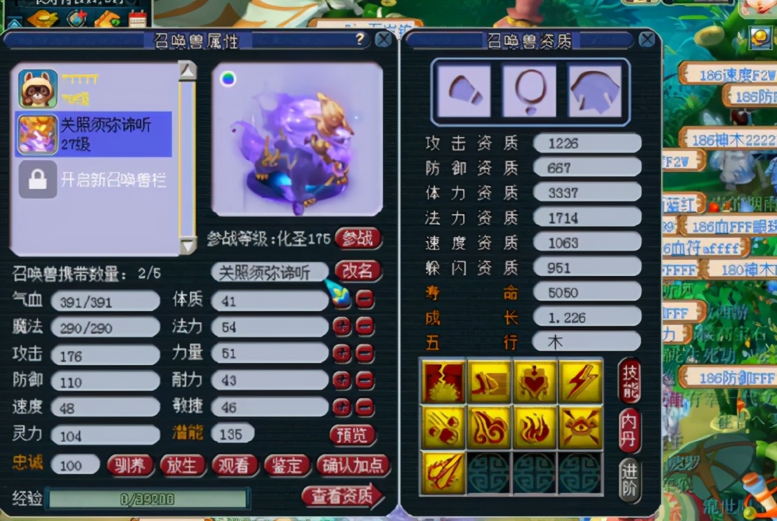 梦幻西游：给全红9技能观照谛听上须弥，玩家直呼太刺激