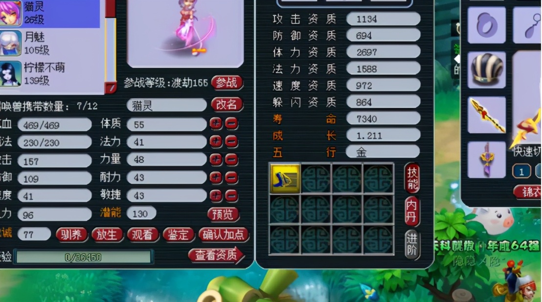 梦幻西游：玩家自信合宠双特殊猫灵，理想很丰满，现实很骨干