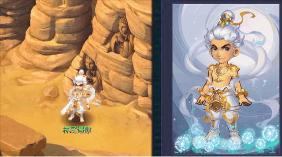 梦幻西游：敦煌之美，飞天壁画，男款「飞天舞·月露」