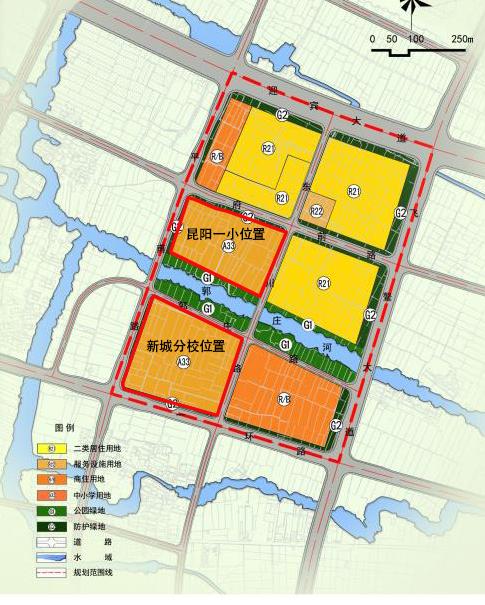 2021温州平阳中学新城分校及昆阳一小新城校区选址确定