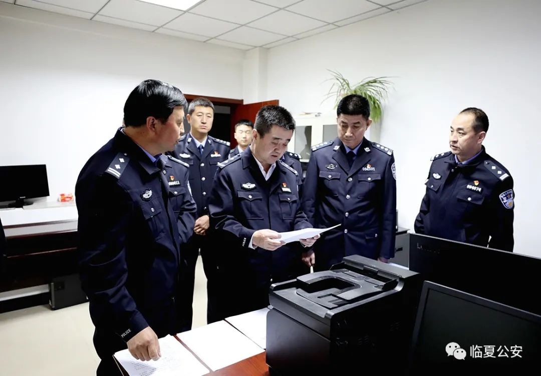 临夏县,广河县,康乐县,和政县公安局主要领导陪同调研.