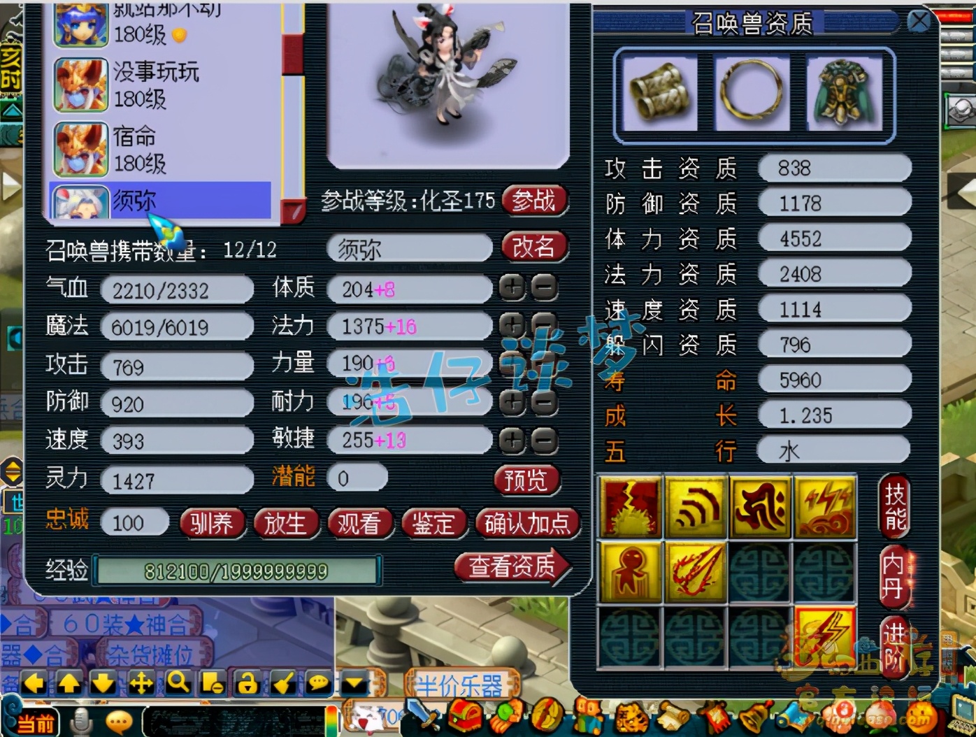 梦幻西游：汴梁城低调175方寸，4只出其不意，令服战号羡慕