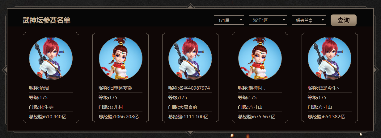 梦幻西游：武神坛年终总结之绍兴兰亭丨高开低走又草草散场