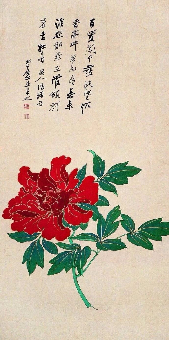 [转载]张大千花鸟画100幅欣赏