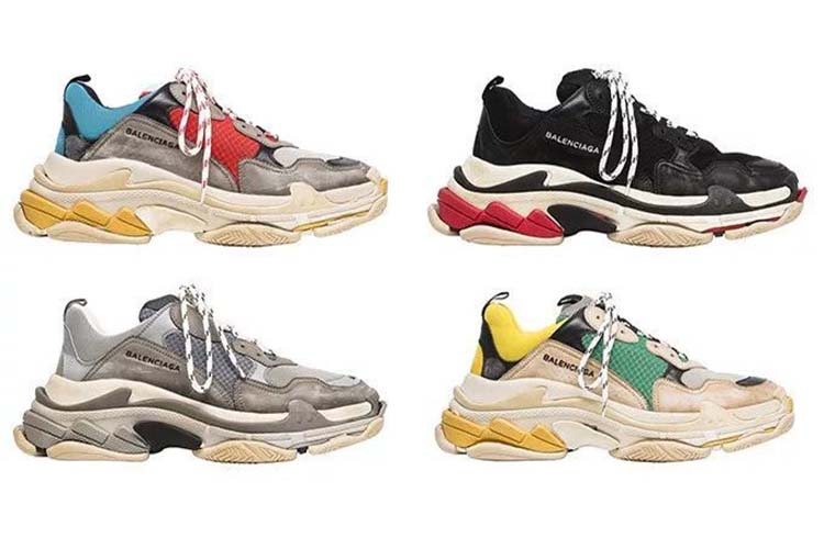 火爆到什么程度呢,在balenciaga和skechers的老爹鞋系列得到大众喜爱