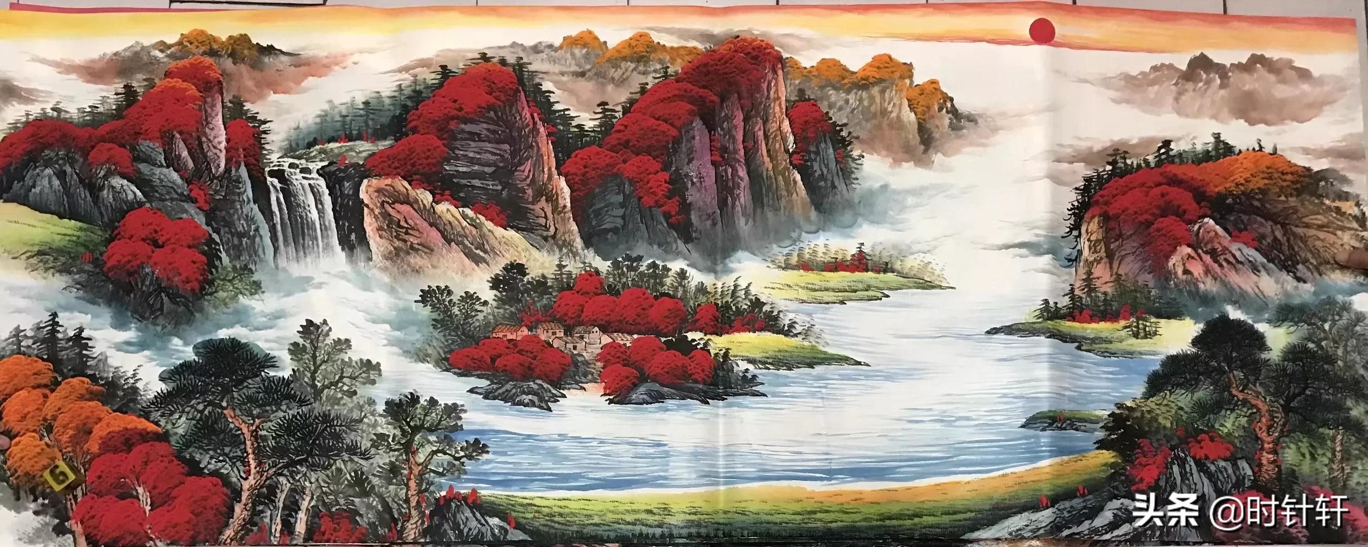 《鸿运当头》系列山水画